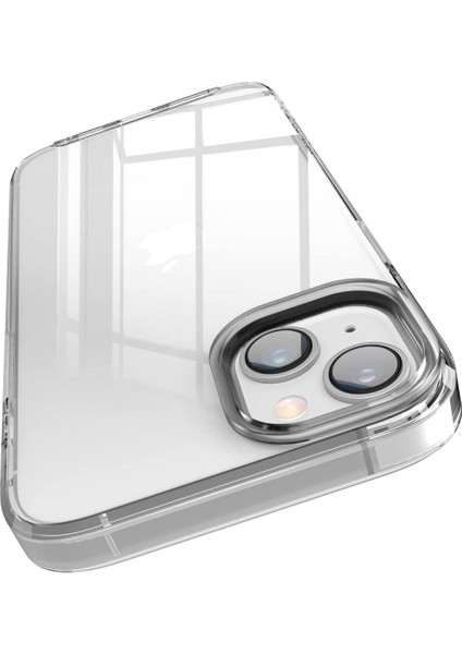 Apple iPhone 14 Kılıf Anti-Fingerprint Kristal Şeffaf Sararmaz Kapak