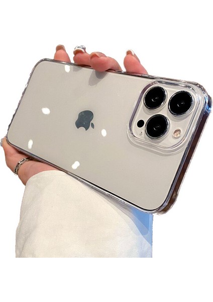 Apple iPhone 14 Kılıf Anti-Fingerprint Kristal Şeffaf Sararmaz Kapak modelleri