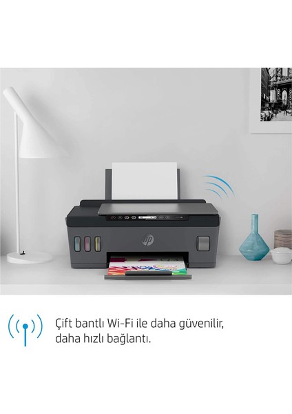 Smart Tank 515 Wi-Fi+Tarayıcı+Fotokopi Renkli Çok Fonksiyonlu Tanklı Mürekkep Püskürtmeli Yazıcı