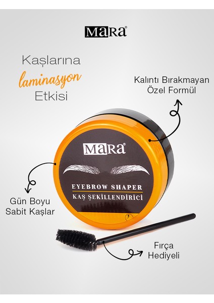 Eyebrow Shaper Kaş Şekillendirici + Fırça 50ML