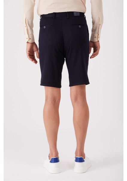 Lacivert Erkek Regular Fit Short