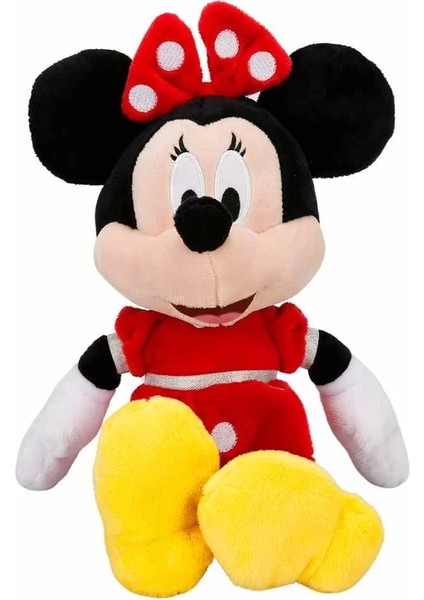 Minnie Kırmızı Elbiseli Peluş 30 cm