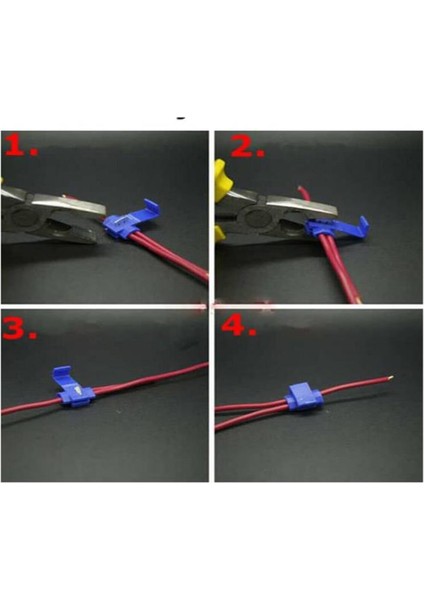 Sanec Kablo Birleştirici Klemens Quick Splice Konnektör Kolay Kablo Ek modelleri
