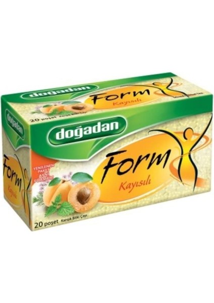 Dogadan Bitki Form Kayısılı 20’li