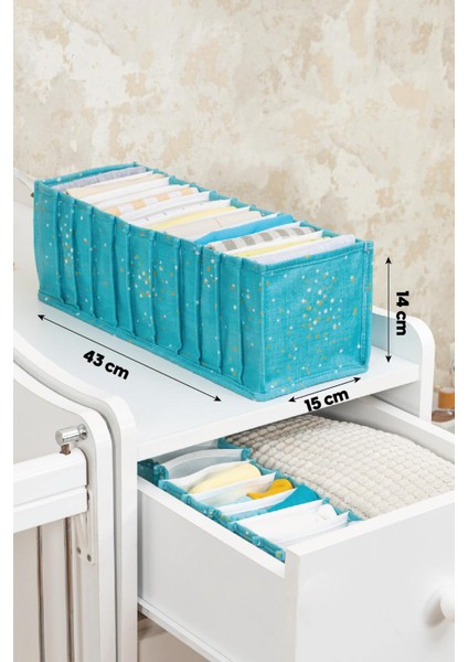 Akordiyon Dolap Çekmece Içi Düzenleyici Organizer M 43X15X14CM fiyatları