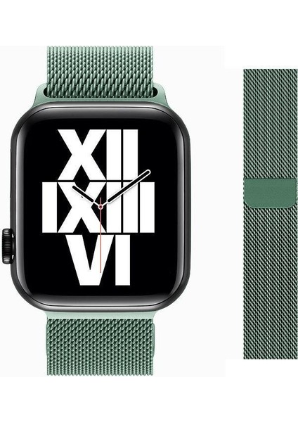 Apple Watch Uyumlu Seri 8 7 41MM Milan Nice Çelik Degrade Kayış (Yurt Dışından)