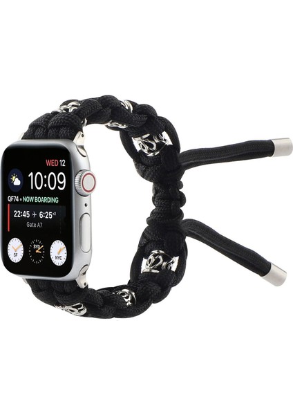 Apple Watch Kayışı Uyumlu Seri 8 7 41MM Naylon Örgü (Yurt Dışından)