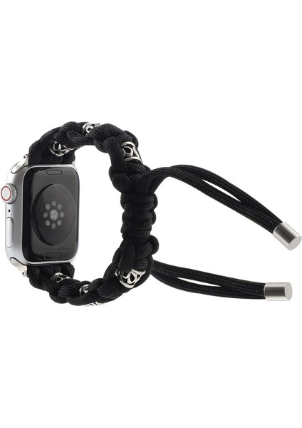 Apple Watch Kayışı Uyumlu Seri 8 7 41MM Naylon Örgü (Yurt Dışından)