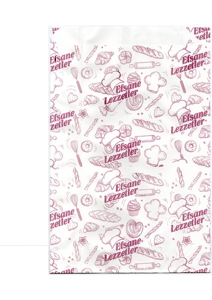 Kese Kağıdı Efsane Lezzetler 16X25 cm 5 kg