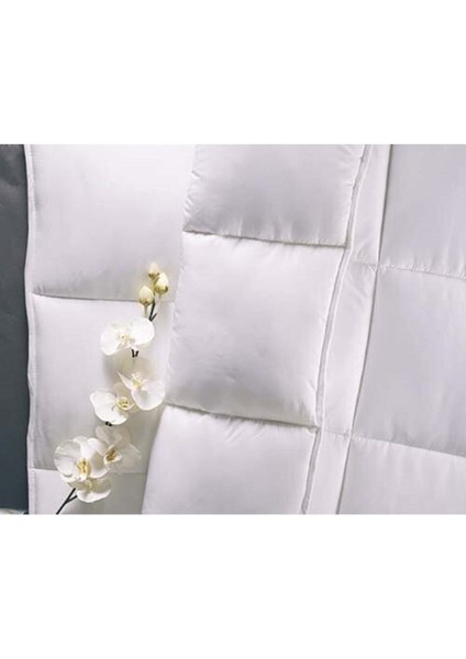 Microfiber Yorgan Beyaz Tek Kişilik 155X215