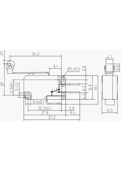 Micro Switch Uzun Paletli IC-171 fiyatları