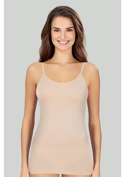 Ten Ip Askılı Pamuklu Atlet