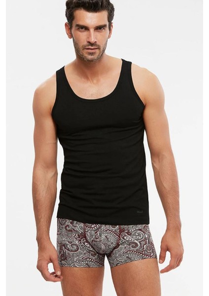2'li Siyah Basic Erkek Atlet