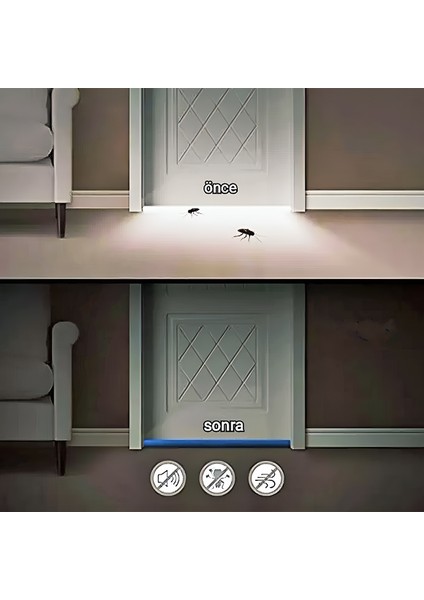 Kapı Altı Süngeri Yedi Adet Yeni Nesil Izolasyon Rüzgar Böcek Işık Ses Toz Kesici Soğuk Hava ve Sıcak Hava Izolasyonu Kapı Altı Yalıtımı modelleri