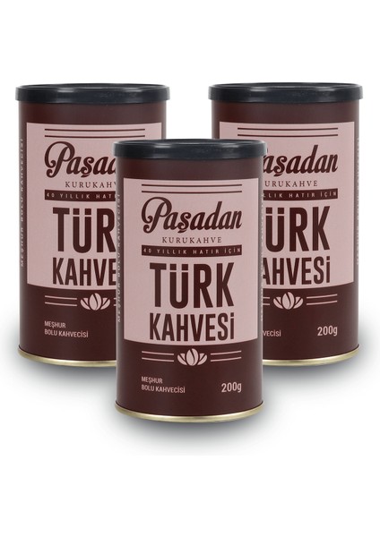 Türk Kahvesi 200 gr x 3'lü fiyatları