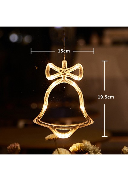 2 Pcs LED Noel Işığı Noel Ağacı Asılı Süs Ev Pencere Dekorasyonu (Yurt Dışından) fiyatları