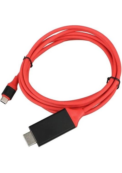 USB Type C 3.1 To HDMI Çevirici Dönüştürücü Tv Bağlama Kablosu