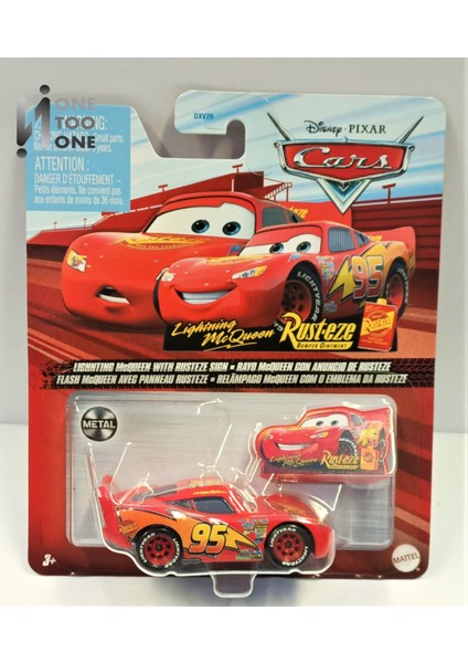 Disney Cars Tekli Film Karakteri Mcqueen With Rusteze GCC81