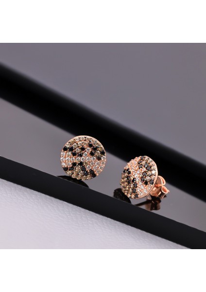 925 Ayar Gümüş Leopar Desen Küpe indirimleri