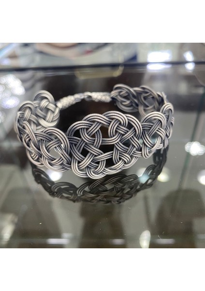 Kadın Gümüş Oksitli Aşk Düğümü Kazaziye Bileklik