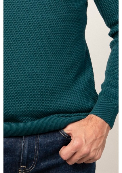 Slim Fit Bisiklet Yaka Erkek Kazak KZ14009-Y2 modelleri