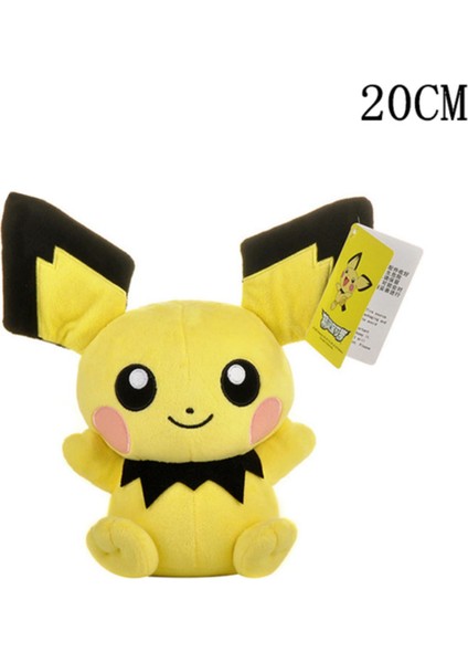 ThreeMB Toys Pokemon Orijinal Lisanslı Peluş Pichu