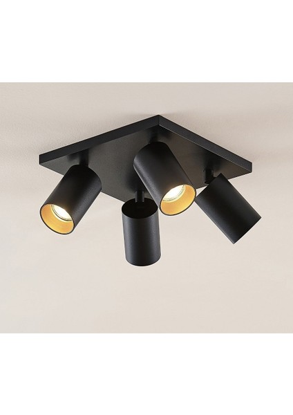 Mylights Kare LED Avize Hareketli Başlık Gün Işığı LED Ampullü