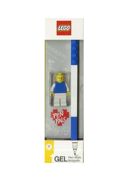 Pen, Gel Pen - Blue With Minifigure