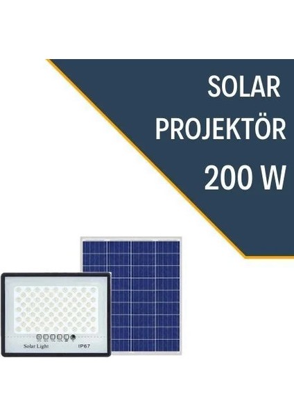 200W Solar Projektör