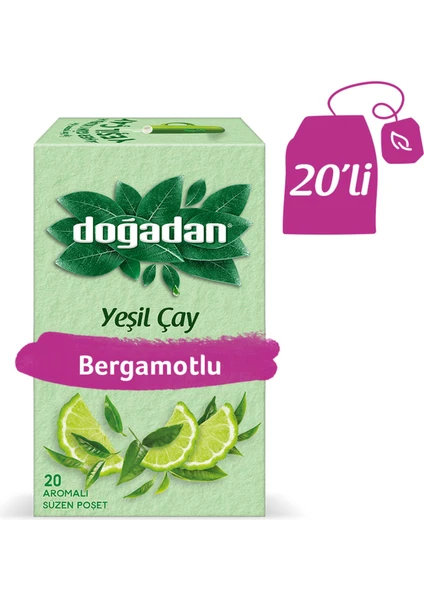 Yeşil Çay Bergamotlu 20'li Poşet