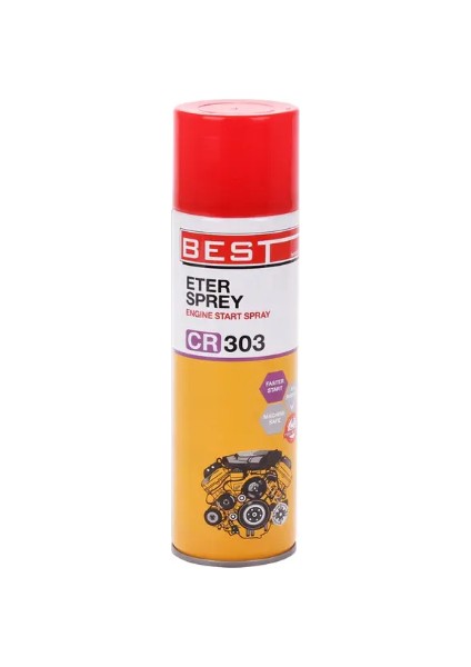 Sprey Eter 250ML Benzinli Dizel Araç Çalıştırma Spreyi
