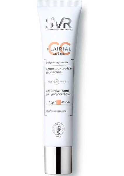 Clairial Spf 50 Cc Krem 40 Ml - Açık Ton