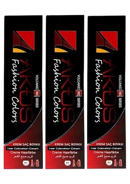 Tüp Boya 60 Ml - 7.53 Yakut Kızılı - 3'Lü Set