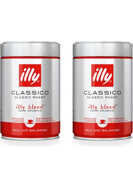 Illy Toz Kahve (2X 250 gr) Orta Kavrulmuş