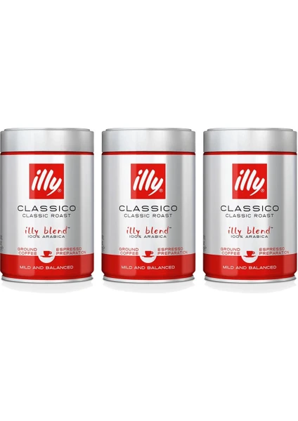 Illy Toz Kahve (3X 250 gr) - Orta Kavrulmuş