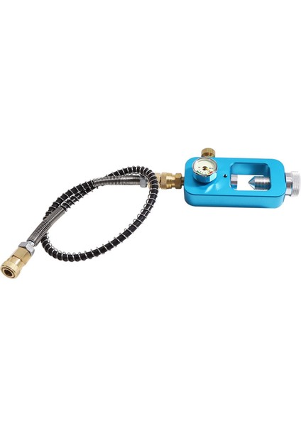 Valf Tüplü Adaptör 4500PSI Yüksek Basınçlı Alaşım Doldurma Adaptör Çapı 6mm Mavi Adaptör (Yurt Dışından)