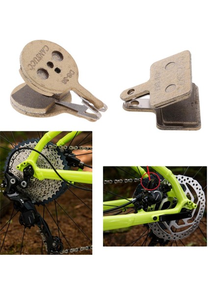 1 Çift Metal Dağ Yol Bisiklet Mtb Bisiklet Disk Fren Balatası Aksesuarları DS38 (Yurt Dışından)