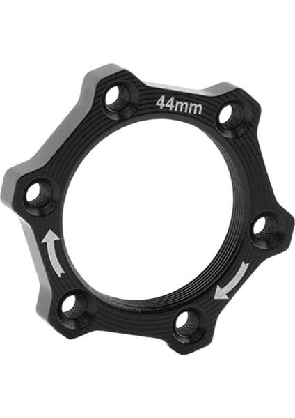 Bisiklet Dişli Hub Alüminyum Alaşım Disk Fren Rotor Flanş Adaptörü Baz Siyah 44MM (Yurt Dışından)