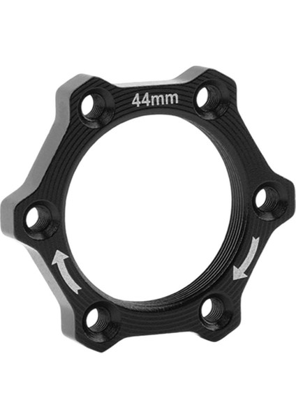 Bisiklet Dişli Hub Alüminyum Alaşım Disk Fren Rotor Flanş Adaptörü Baz Siyah 44MM (Yurt Dışından)