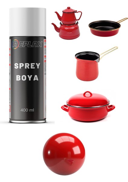 Isıya Dayanıklı Kırmızı 250° Sprey Boya 400 Ml