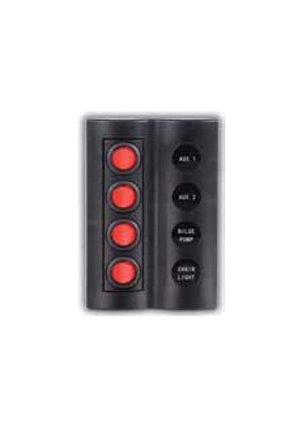 Switch Panel 4’lü 90X130MM Otomatik Sigortalı