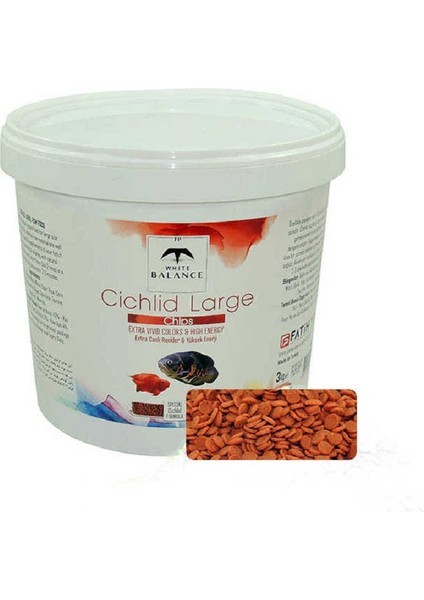 Cichlid Large Chips Balık Yemi 50 Gram