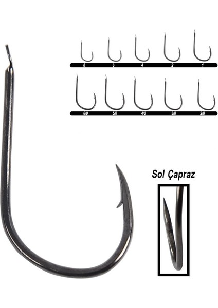 Hfks 130 Kısa Pala Dövme Çupra Iğnesi 15'li Paket Black Nikel -Okyanusav