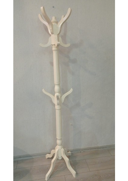 Nivemeshome Ayaklı Ahşap Krem Askılık 175 cm modelleri