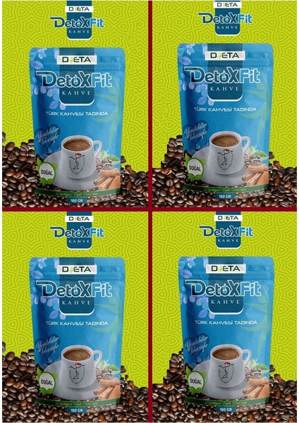 Detoxfit Türk Kahvesi 4 x 100 gr fiyatları