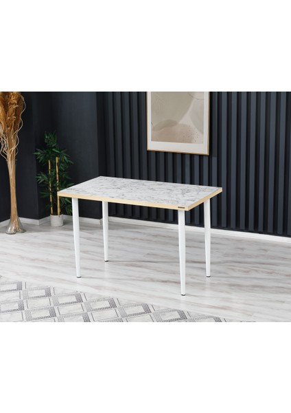 70 x 120 cm Masa Mutfak Masası Yemek Masası Çalışma Masası Beyaz