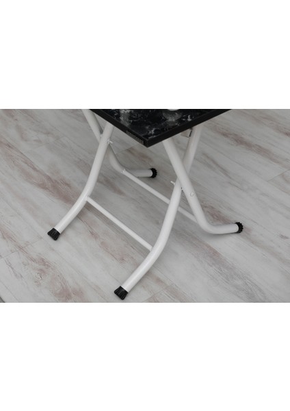 50 x 70 cm Katlanır Masa Kamp Masası Karavan Masası Mutfak Masası Balkon Masası Çalışma Masası Siyah