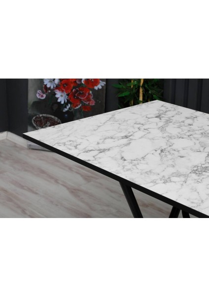 60 x 100 cm Katlanır Masa Kamp Masası Karavan Masası Mutfak Masası Balkon Masası Çalışma Masası Beyaz