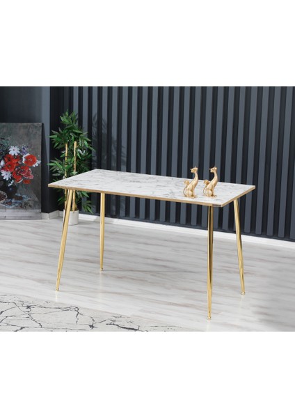 70 x 120 cm Masa Mutfak Masası Yemek Masası Çalışma Masası Beyaz