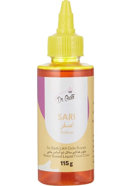 Su Bazlı Likit Limon Sarı 115 gr